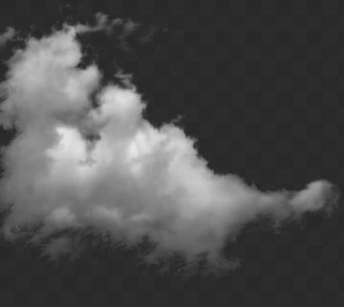 PSD, 84 PNG, White clouds with transparent background