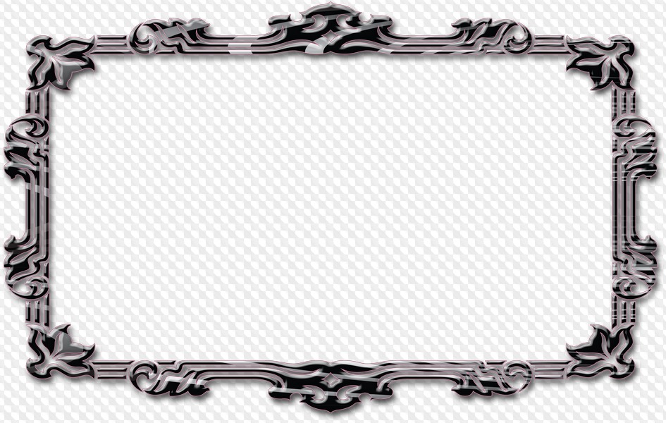 PSD, 30 PNG, Нежная ажурная рамка » Страница 2
