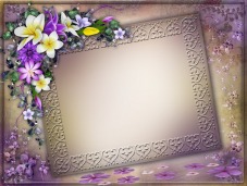 PSD background, Spring flowers