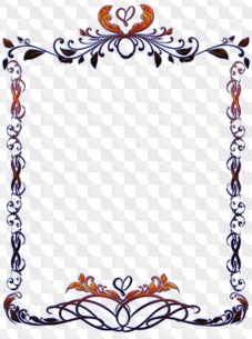 Updated: 10 PSD, 17 PNG, Decorative frames with transparent background