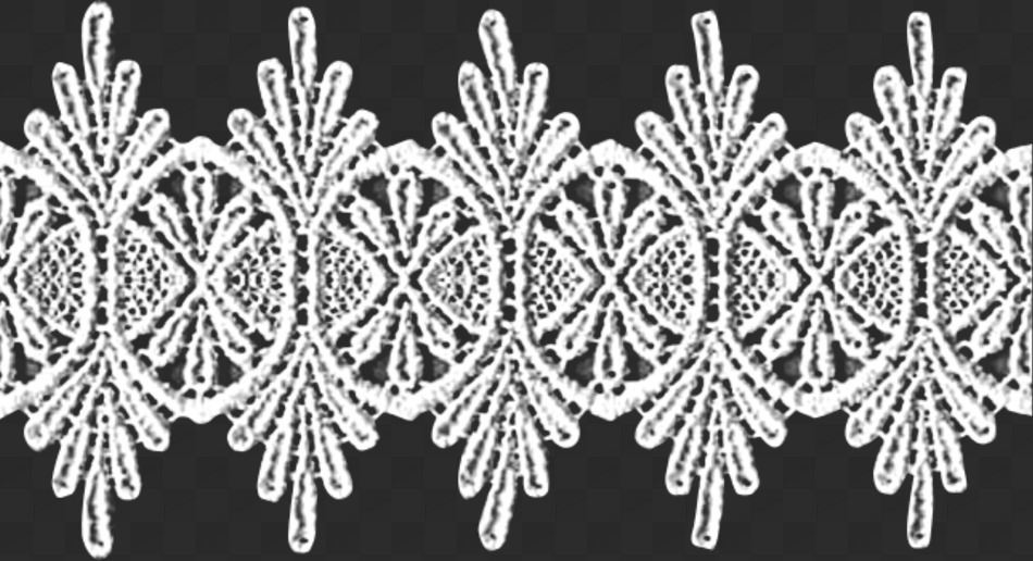 31 PNG, Lace on transparent background