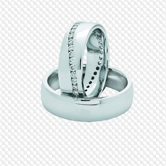 50 PNG, Wedding ring on transparent background