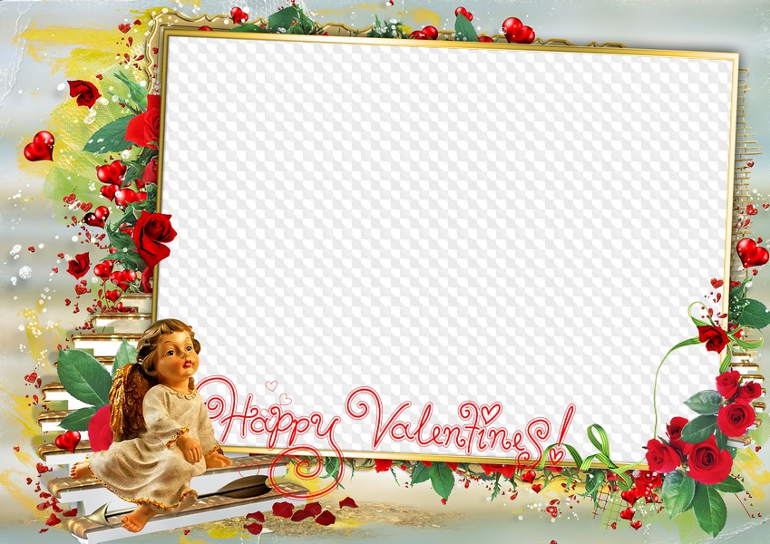 Valentines Photo Frame My Valentines Day ( free photo frame psd free