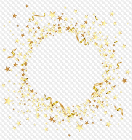 13 PNG, Gold overlays on transparent background