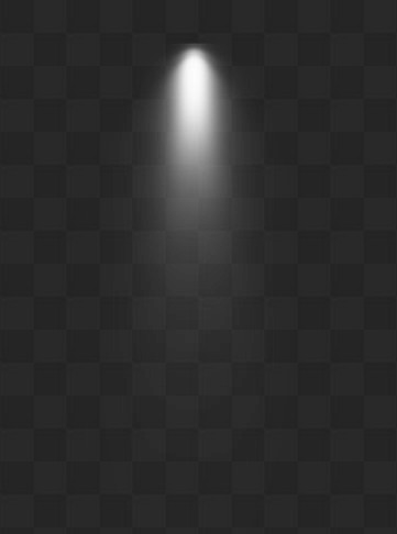 133 PNG, Light, white light, spotlight light on transparent background