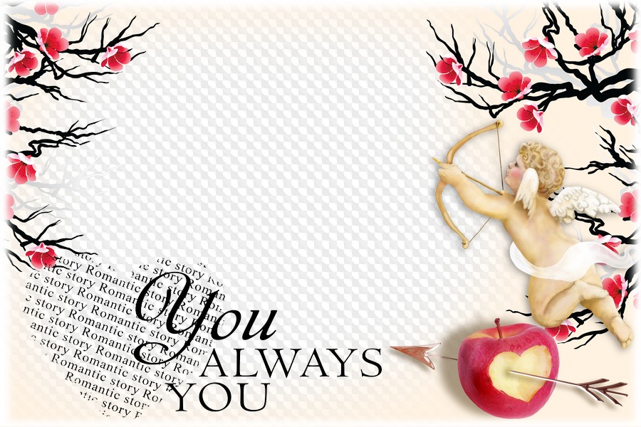 Set of Valentine photo frames Happy Valentines Day ( free 7 photo