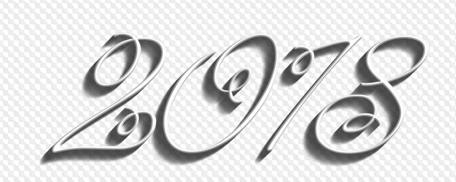 Numbers 2018 | Free Graphics in different styles with transparent ...