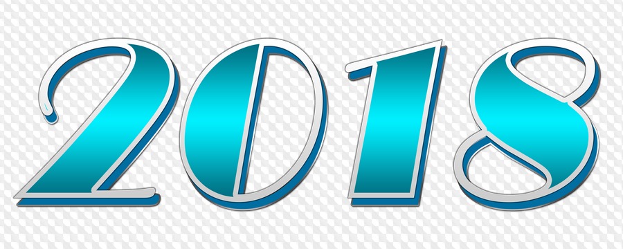 Numbers 2018 | Free Graphics in different styles with transparent ...