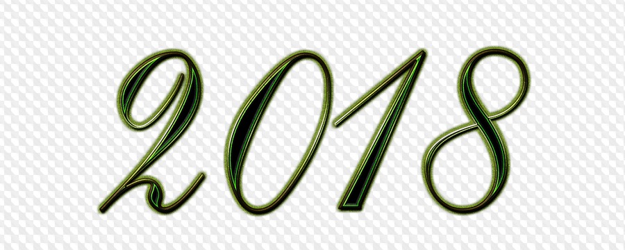 Numbers 2018 | Free Graphics in different styles with transparent ...