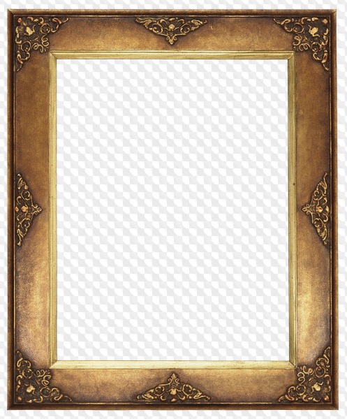 Picture frame PNG with transparent background, 117 PNG frames