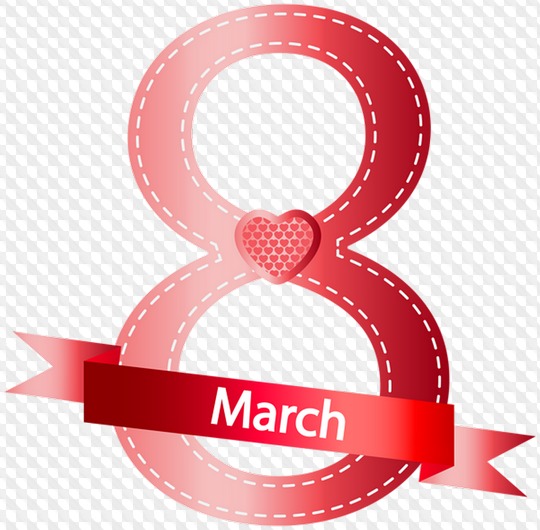 57 PNG, March 8 on transparent background, March 8 PNG Womens day