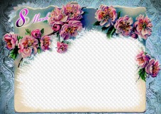 PNG, PSD vertical photo frame template March 8. Transparent PNG Frame ...