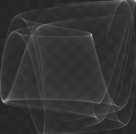 PSD, 22 PNG, White wavy lines on transparent background