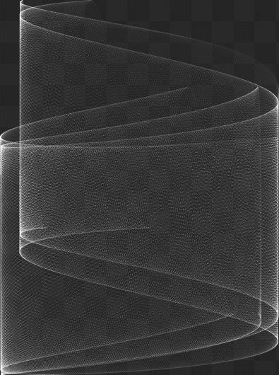 PSD, 22 PNG, White wavy lines on transparent background