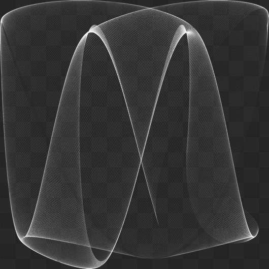 PSD, 22 PNG, White wavy lines on transparent background