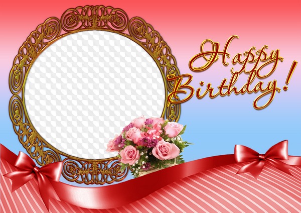 birthday photoshop frames free download