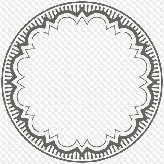 Paquete de vectores de marcos redondos decorativos