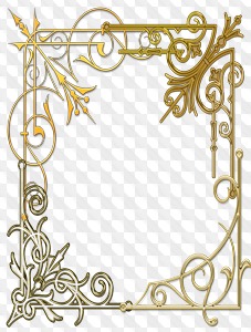 Updated: PSD, 23 PNG, Gold Corners for Photoshop on transparent background