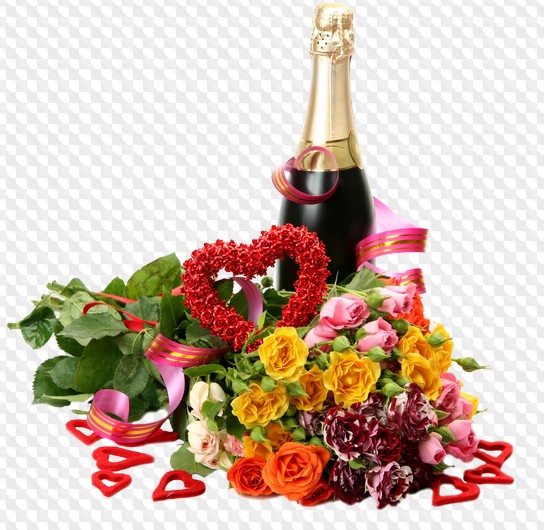 Rose Buds And Champagne Png Transparent Background Psd