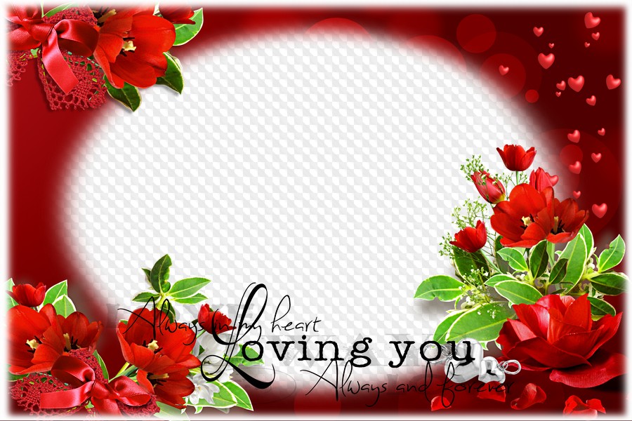 Updated Free Collection Love photo frames, 15 PNG files Love like a