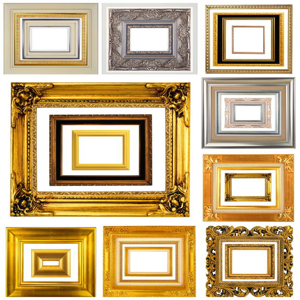 Various backgrounds with frames