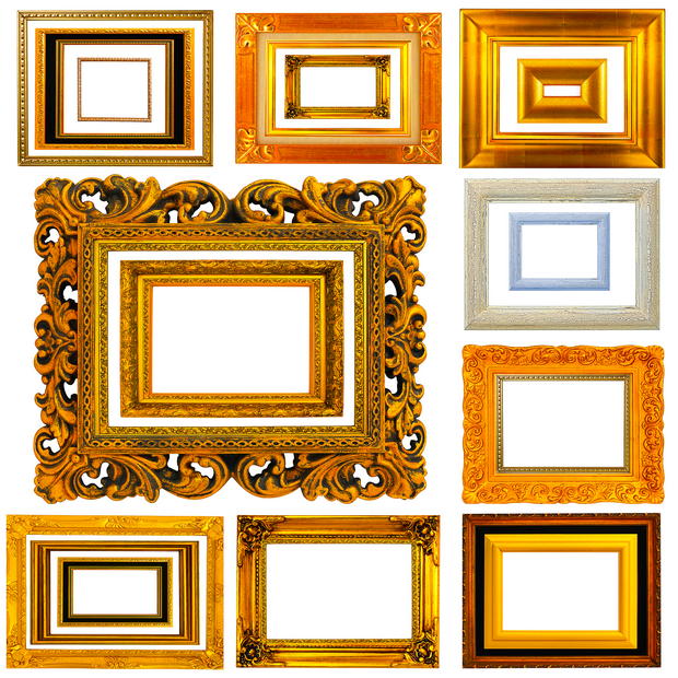 Various backgrounds with frames