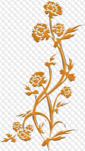 PSD, 40 PNG, Green, yellow and gold Curls on a transparent background ...