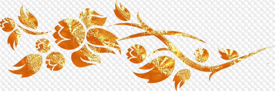 PSD, 40 PNG, Green, yellow and gold Curls on a transparent background ...