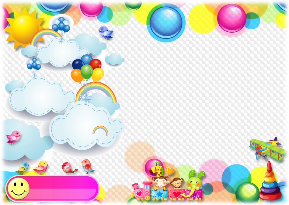 PNG, PSD, photo in kindergarten, photo frame and vignette