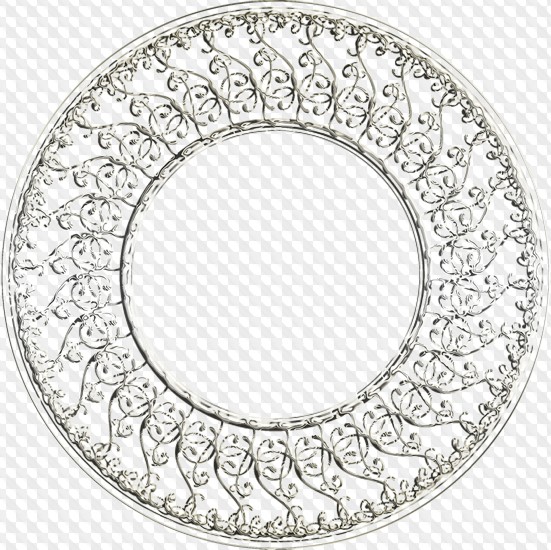 28 PNG, Round frames on transparent background
