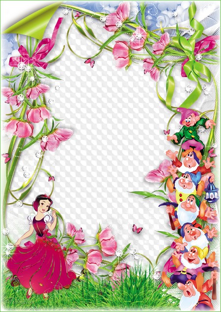 Blanche Neige Et Les Sept Nains Cadre Photo