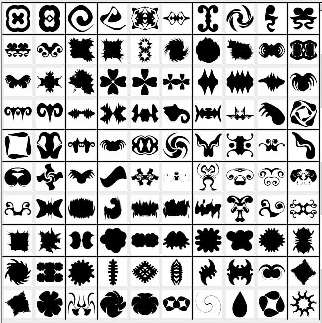 Actualizado: 146 СSH, un conjunto de formas, formas para Photoshop.