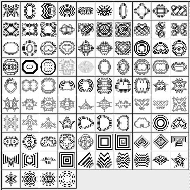 Inserts, Geometric Shapes, CSH Shapes for