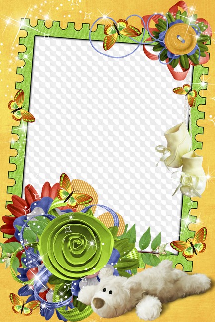 Set of children's frames Our kids