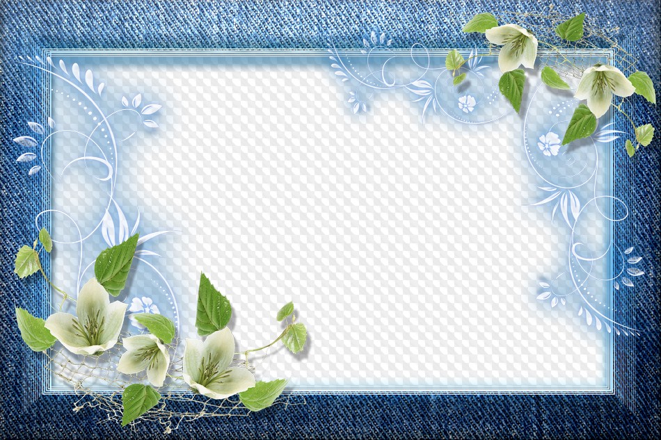 Stylish Frame for Photo Denim