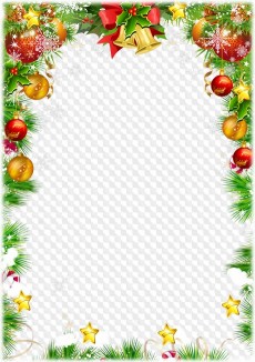 Photo Frame for Photoshop - Merry Christmas