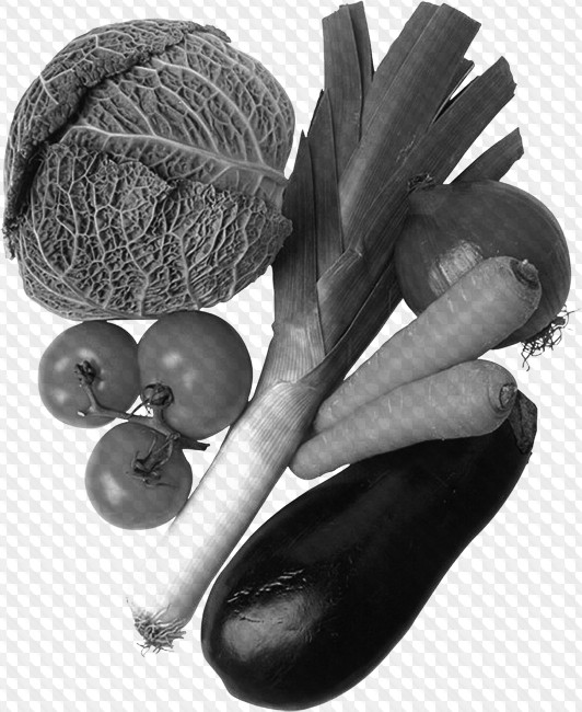 Vegetables, brushes, ABR