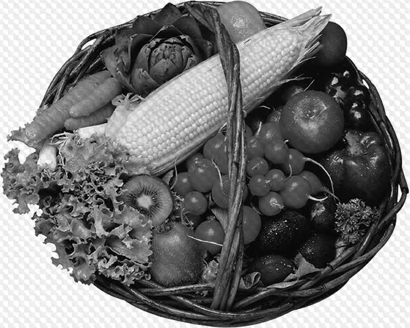 Vegetables, brushes, ABR