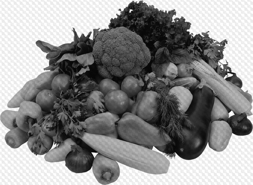 Vegetables, brushes, ABR