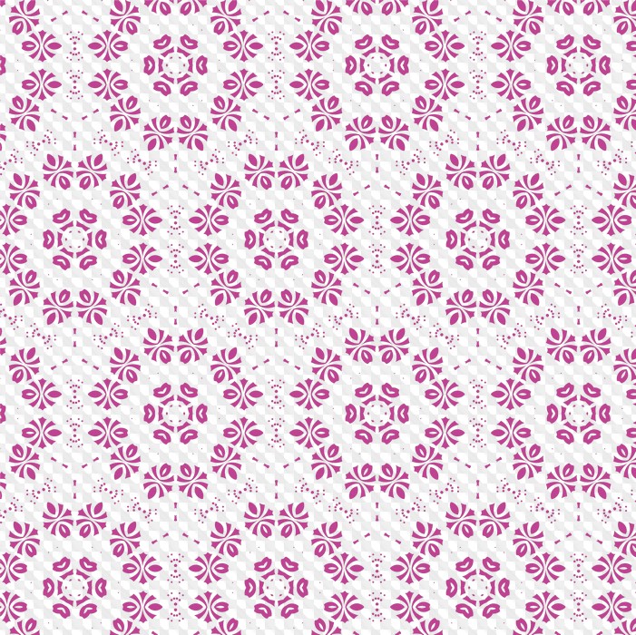 Decorative patterns on a transparent background