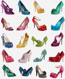 Womens shoes, high heels PNG, PSD.