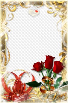 Vintage photo frame - Endless love