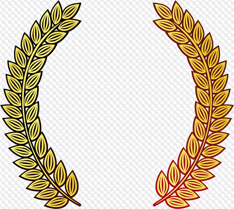 Красная звезда PNG, Георгиевская лента PNG, прозрачный фон, PSD