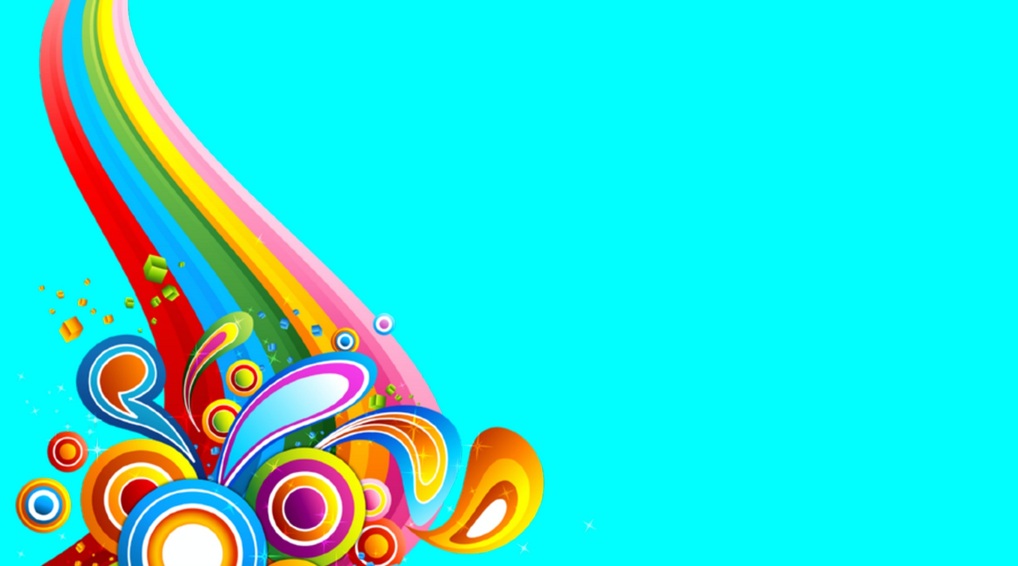 Wide bright backgrounds