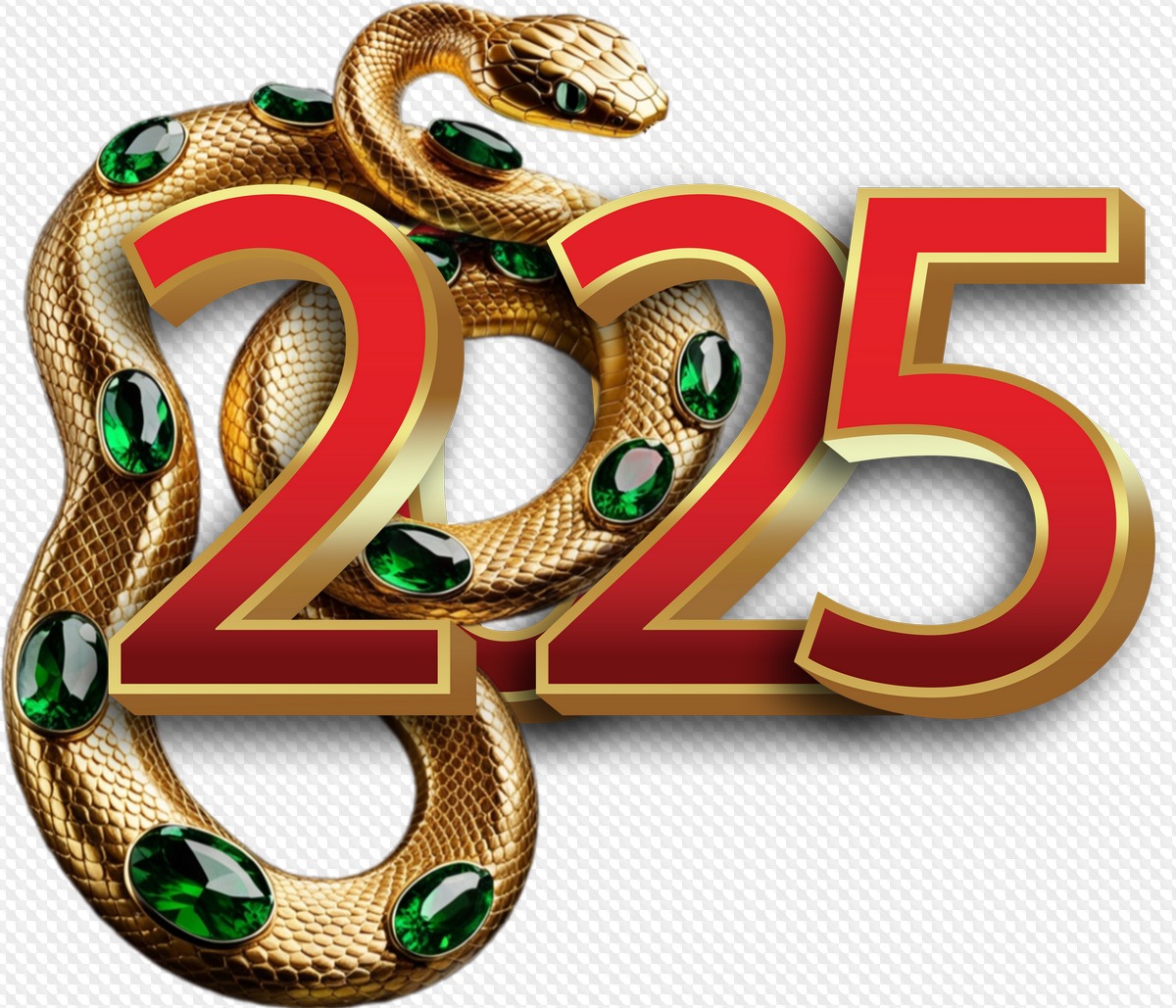 Golden snake 2025 png