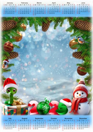 2025 Calendar PSD, PNG, CDR, JPG, and for Photoshop