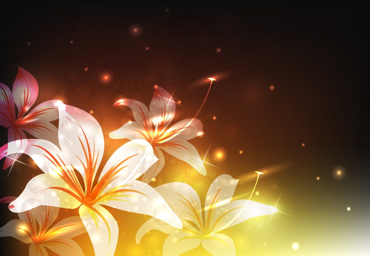 Обновлено: лилии и розы скачать 2 красивых PSD фона