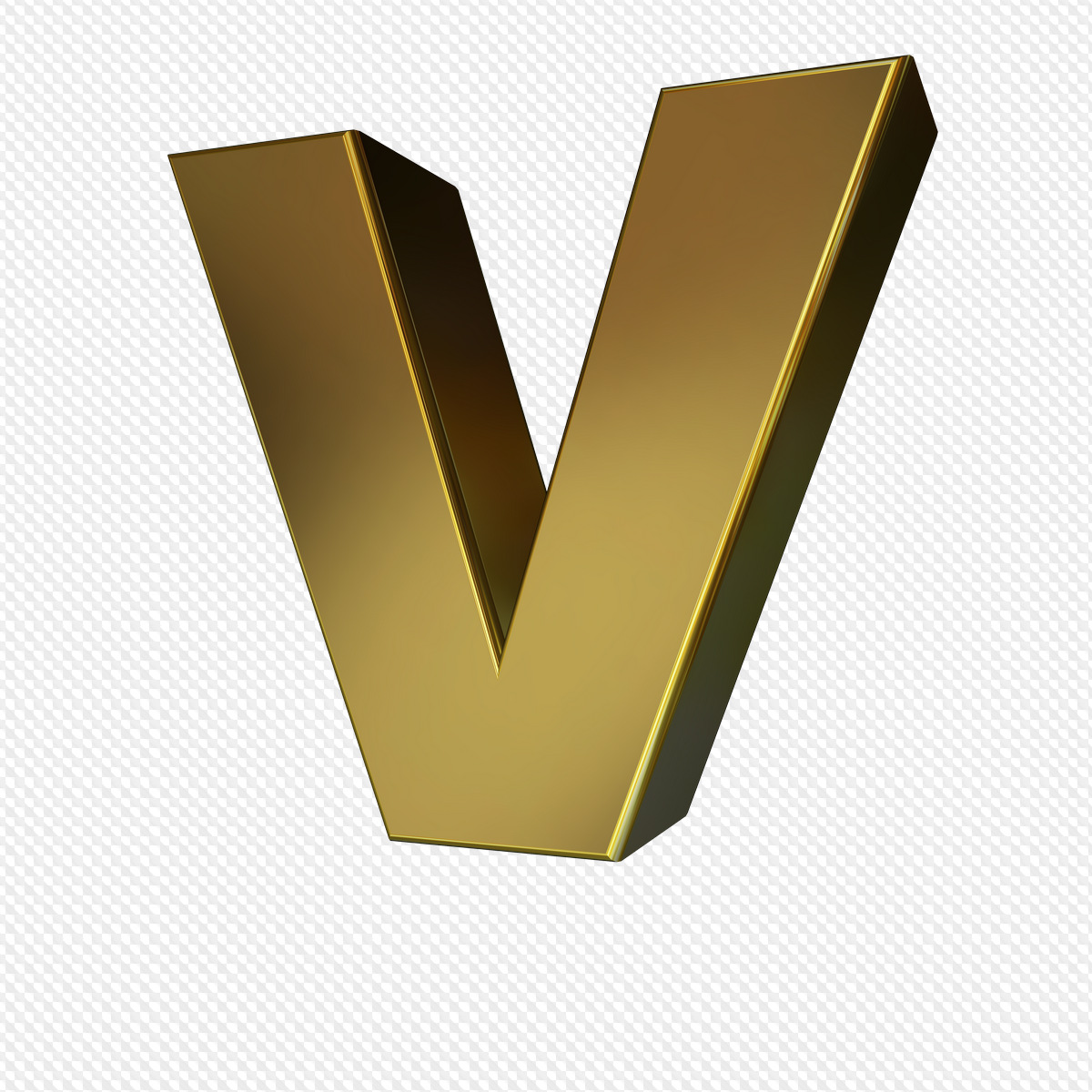 Bronze 3D letters png numbers and punctuation