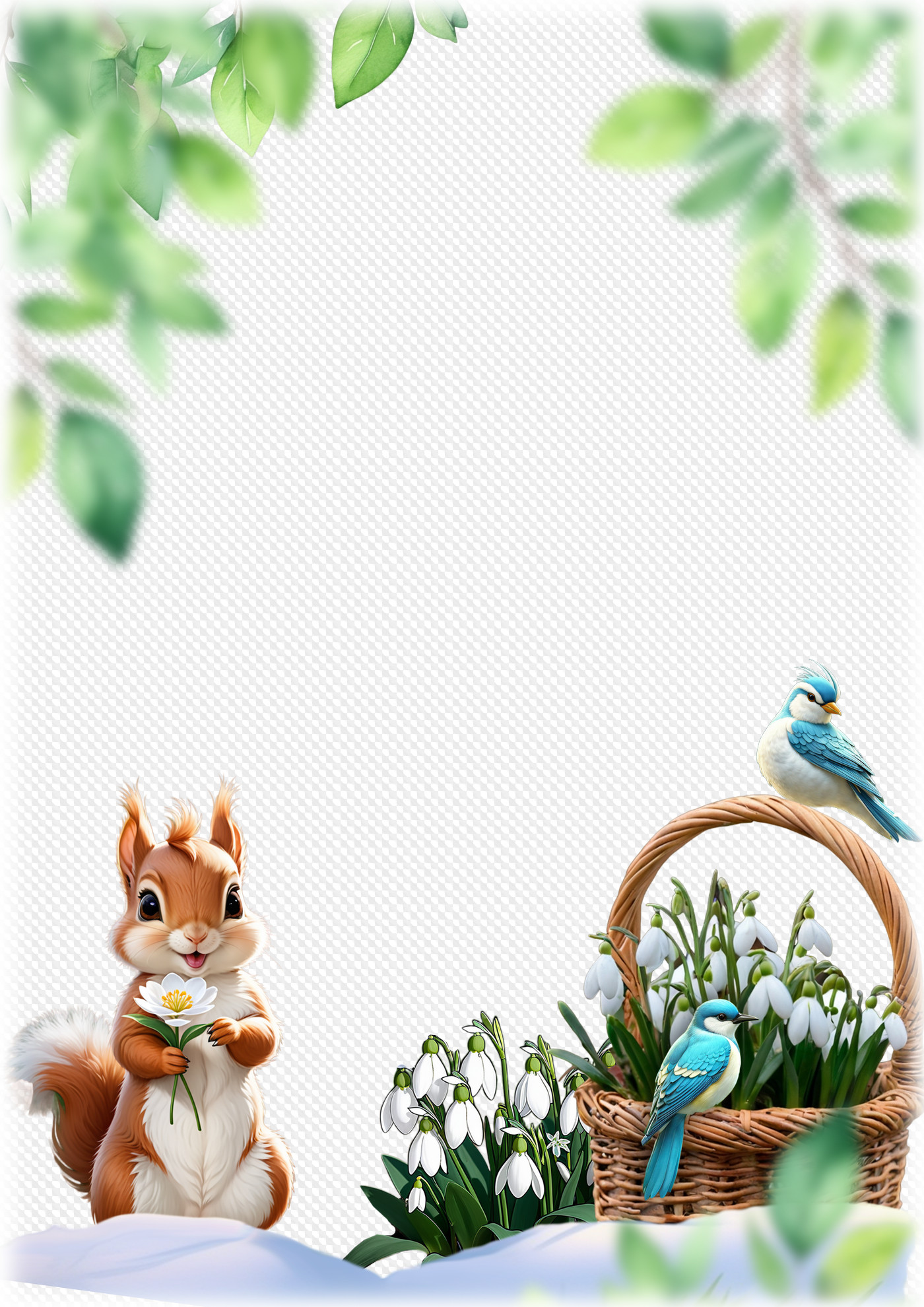 Spring Frame Jpeg Happy Spring! photo frame