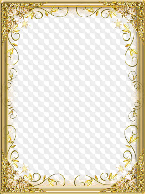 Gold Frame for photoshop - My Holiday